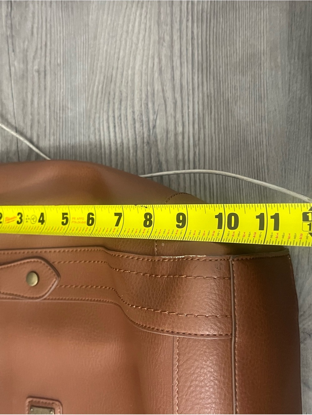 FRYE AND CO. Cognac Leather Tote with Matching Pouch - Picture 14 of 14
